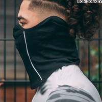 Cagoule IRONDONKEY Automne Hiver de Cyclisme Extérieur Chaude Bananes Cache-Cou Moto avec Masque Facial en Velours Masque de Ski