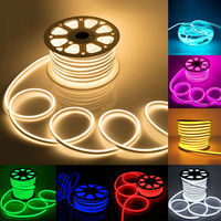 Bande lumineuse LED néon 24V étanche pour intérieur extérieur voiture bateau signalisation éclairage de fête bandes lumineuses néon