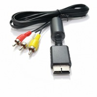 Câble AV 1,8 m pour PS2 PS3, câble audio-vidéo, cordon composant, fil 3 RCA pour TV, vente en gros