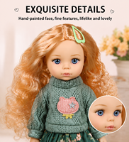 Vente en gros de vêtements pour poupées, 5 styles, ensembles de vêtements complets, poupée en vinyle aux cheveux longs et bouclés, poupée pour enfants à habiller, jouet avec boîte cadeau