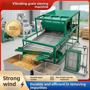 Nettoyeur de céréales électrique à vibration, prix usine |   Séparateur de graines de maïs, blé, soja, riz, colza 3.5KW - Product Image 5