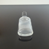 Flacon en verre transparent de 20 ml pour parfums, huiles essentielles, lotions, sérums de soin, avec bouchon à vis en plastique, accessoires pour diffuseur à bâtonnets, scintillant