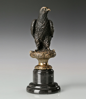 Vente flash Sculpture d'art de collection en laiton antique imitation gravée représentant une femme corpulente
