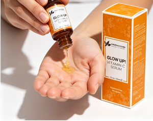 Siero Viso Antiossidante alla Vitamina <span class=keywords><strong>C</strong></span> con Acido Ialuronico, Schiarente, Anti-Macchie, Levigante Rughe, Anti-Età, Idratante 30ml OEM ODM Private Label - Product Image 6