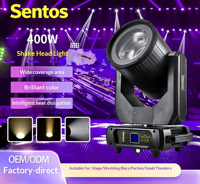 Barre de lumière LED mobile 400W pour mariage, salle de banquet, éclairage d'appoint, faisceau rotatif blanc chaud, éclairage de scène
