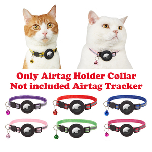 Support réfléchissant pour AirTag pour collier de chat, traceur d'animaux pour éviter la perte, housse de collier pour AirTag - Product Image 2