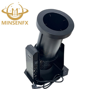 Minsenfx 1500W Điện sắt Confetti Máy DMX + Kỹ thuật số + điều khiển từ xa đám cưới hiển thị sân khấu Confetti pháo Blower - Product Image 1