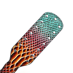 Bdsm Krokodillenhuid Zweep Straf Lederen Handracket Vrouwelijke Slave Training Tools Seksspeeltjes Erotische Spanking Zwepen Volwassen Seksspeeltje - Product Image 1