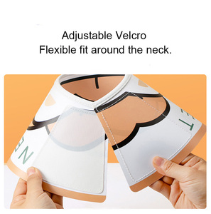 Carino stampa Elizabethan <span class=keywords><strong>collare</strong></span> Anti-leccatura per animali domestici forniture per la sterilizzazione regolabile copricapo per animali domestici - Product Image 5