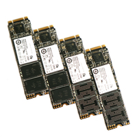 قرص صلب SSD عالي الأداء M.2 SATA III بسعة 1 تيرابايت 2280 M2 NGFF بهيكل معدني للابتوب/سطح المكتب/الخادم