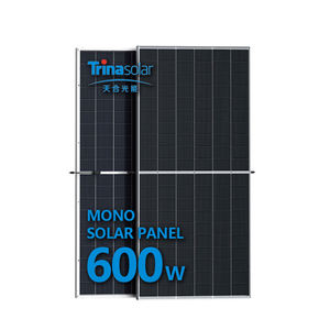 Panneau solaire Trina Solar de qualité supérieure 695-720W Bifacial N-Type Monocristallin PERC PV Haute qualité Neuf 22,1% d'efficacité Demi-cellule - Product Image 2