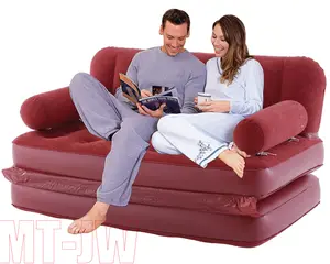 Wholesale 5 in 1 Portable inflatable sofa inflatable air sofa bed