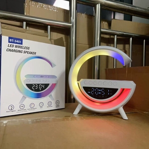 Caixa de Som Mini BT 5.3 com Carregamento Sem Fio, Despertador, Luz Ambiente RGB, Portátil para Casa e Escritório, Atacado OEM - Product Image 2
