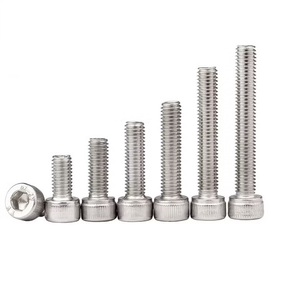 M1.6 M2 M2.5 M3 M4 <strong>M5</strong> M6 M8 M10 M12 Black 304 Stainless Steel Hexagon Socket Allen Cap Head <strong>Bolt</strong> Iso Standard Inch M&eacute;t - Product Image 4