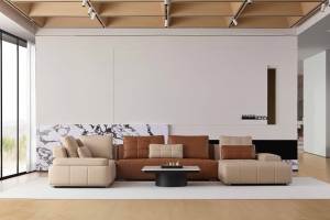 Ensemble de canapé modulaire carré moderne de grande taille, canapé bulle moelleux avec revêtement en cuir synthétique et rembourrage en éponge pour hôtels et hôpitaux - Product Image 4