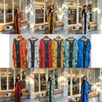 Robe longue d'été pour femme, imprimé léopard africain, style Boubou Dashiki Ankara, écologique, manches courtes, coupe ample, à franges, Dropshipping