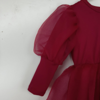 Robe de princesse Vintage bouffante à manches longues pour bébé fille, nouveau Design de printemps