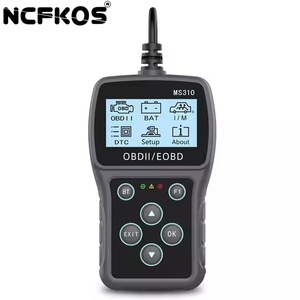 NCFKOS OBD2 MS310 Detector de fallas de coche escáner con instrumento de diagnóstico de prueba de batería para análisis y diagnóstico de motor - Product Image 1