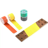 Tube thermorétractable auto-adhésif ignifuge en PE pour isolation basse tension 1KV/10KV/35KV, gaine de barre omnibus en cuivre, conduit de bus de Shuolin