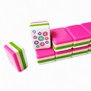 Tuiles de Mahjong Françaises, Tuiles de Mahjong Américaines, Ensemble de Noël Américain, Ensemble Personnalisé de Noël, Perle de Noël, Halloween - Product Image 1