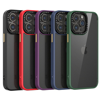 Coque de protection antichoc en silicone pour appareil photo, accessoires pour iPhone 16 15 13 12 Pro Max Plus