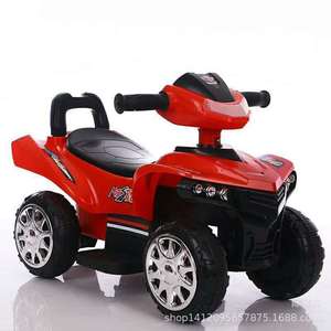 Children's Electric Four Wheeler Ride On Car With Lights And Music White 2 To 4 Years Age Range - Product Image 2