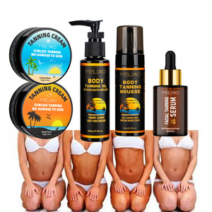 Pas de bronzage solaire Changement de couleur rapide Huile de bronzage pour lit de soleil sans graisse Huile de bronzage pour le corps Auto-bronzant Huile de bronzage sans taches d'orange - Product Image 1