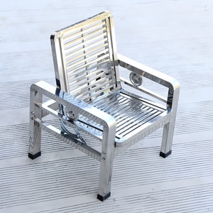 Folding &amp; Durable Flip Stainless Steel <strong>Sofa</strong> <strong>Bed</strong> for Home Decor Office Hotels Restaurant Cafe Living Room <strong>Outdoor</strong> Furniture <strong>Sofa</strong> - Product Image 4