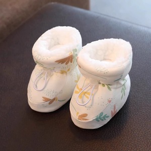 Scarpe invernali per bambini con suola morbida in velluto ispessita di protezione per neonati per neonati e neonati scarpe di cotone a goccia 0-1 anni - Product Image 6