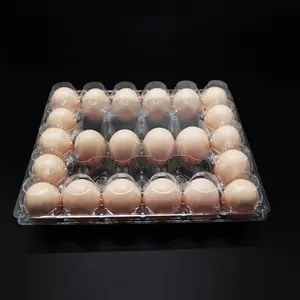 4 6 8 9 10 12 15 16 20 30 Trous Transparent Jetable Bliser Egg Carton Transparent Plastique Egg Tray pour Farmer