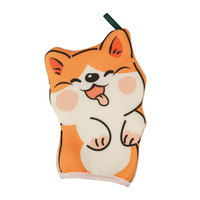 Éponges de bain personnalisées, animaux, enfants, pouf luffa, boule de maille, boule de douche en PE coloré, épurateur de dos