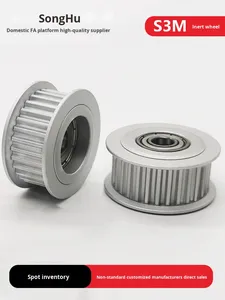 SH-AHTF20S3M060-5 Galet tendeur guide synchronisé en aluminium à 20 rainures SH-AHTFW28-S3M100-6 - Product Image 3