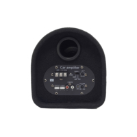 Caisson de basses de voiture 6 pouces avec tube de basses, puissance de crête 70W, enceinte active pour voiture, boîte de haut-parleurs de voiture