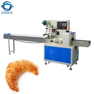 Französischer Croissant Lavash Bread Automatic Flow Horizontal verpackungs maschine Hersteller
