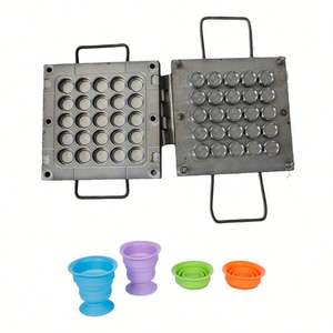 Molduras de compresa de silicona personalizadas de múltiples cavidades Moldes de compresión de juntas de goma irregulares - Product Image 3