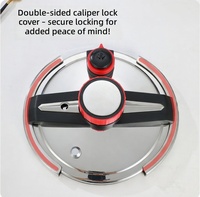 Casserole de haute qualité pour cuisinière à gaz et à induction, en acier inoxydable 304, ustensiles de cuisine, anti-explosion, autocuiseur de 12 L