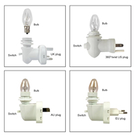 Diffuseur de cire parfumée électrique à brancher, lampe décorative en verre artistique écologique pour la maison