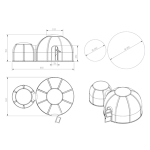 2020 el más de moda transparente <span class=keywords><strong>casa</strong></span> - Product Image 2