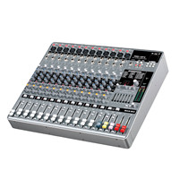 Système de sonorisation professionnel numérique 16 canaux, carte son micro, console de mixage audio, console de mixage vidéo
