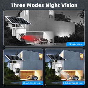 Hongnaer năng lượng mặt trời Powered 4 gam wifi không dây PTZ CCTV IP Camera giám sát V380 Pro ngoài trời an ninh wifi 4 gam Sim Thẻ năng lượng mặt trời máy ảnh - Product Image 5