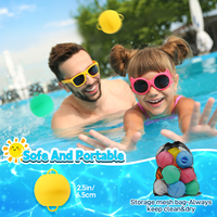 Ballons d'eau réutilisables ODM, balles d'eau en silicone, remplissage rapide, balles à éclaboussures, bombes d'eau rechargeables, jouets de piscine d'été pour enfants