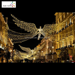 Éclairage de Noël LED, grande décoration lumineuse d'ange pour la rue - Product Image 4