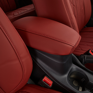 ที่หุ้มเบาะรถยนต์แบบกำหนดเองได้ที่นั่งในรถแบบมีแอร์แบ็กทรงเข้ารูปสีแดงสุดหรูของ ekr - Product Image 6