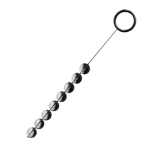 Transparent Crystal Glass Anal Beads Mature Sex Toy Bedroom Masturbation BDSM Exercise Dilator Rope <b>Vibration</b> Bondage Gear - Product Image 1