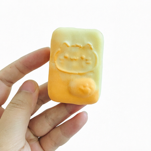 Jouet anti-stress Squishy à remontée lente, motif chat mignon, centre fondant, forme mini-baguettes, rose, cadeau pour enfants - Product Image 1