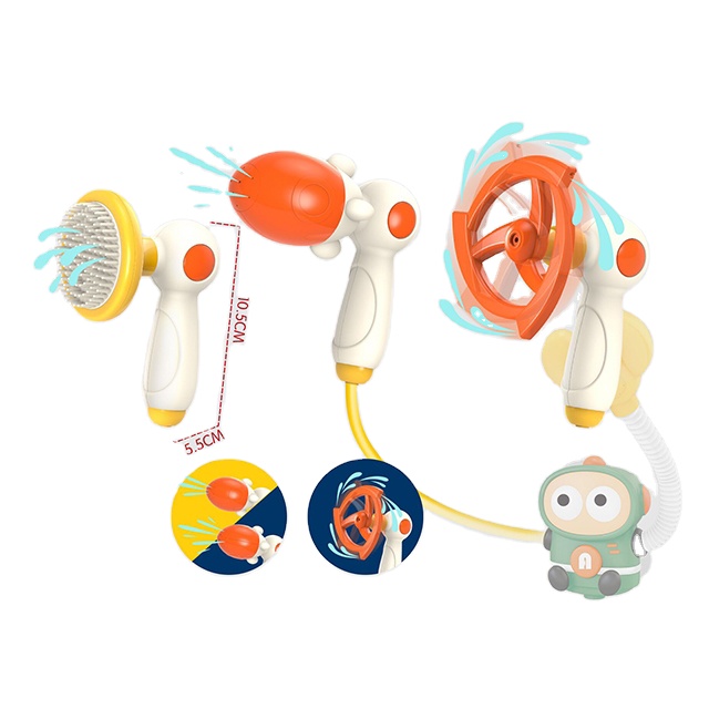 Samlok 2022, оптовая продажа, интересные Игрушки для ванны, развлечение для купания с двойным водяным выходом для детей