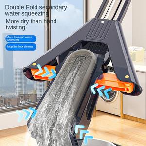 Mopa de Limpieza de Pisos Autoescurrible al por Mayor, Cabezal de Esponja PVA de Rodillo Ancho con Acero Inoxidable y Palo de Acero Inoxidable - Product Image 4