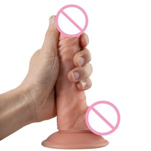 Giocattolo adulto del sesso grande Dildo giocattoli adulti del sesso Dildo di gomma di plastica pene artificiale enorme grande Dildo per le donne lesbiche - Product Image 5