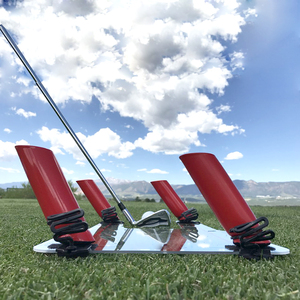 Golf poniendo espejo Entrenamiento en Alineación accesorios de Golf trampa de velocidad de Swing de Golf ayuda a la formación con la primavera de violación - Product Image 1