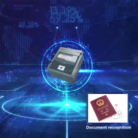 Çok İşlevli Masaüstü Kimlik Doğrulama Belgesi Otomatik Eller Serbest OCR MRZ Pasaport Sürücü Belgesi Kimlik Kartı USB Stok